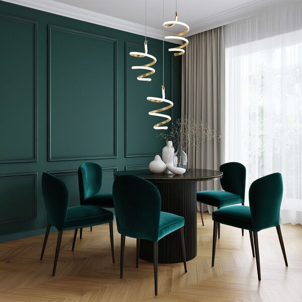 Lampă suspendată LED G075-3CPR Gold