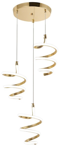 Lampă suspendată LED G075-3CPR Gold