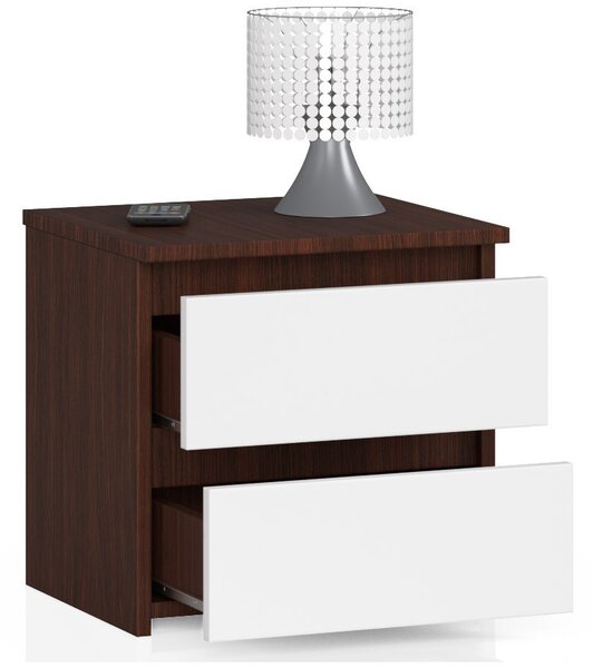Noptieră Cleania CL2 (wenge + alb). Promo -21%. 1151951