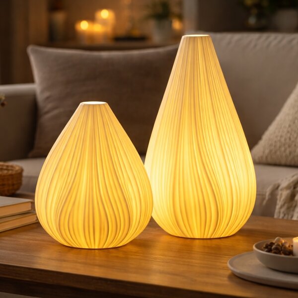 ONLI - Lampă de masă NUVIA 1xE14/6W/230V 25 cm albă