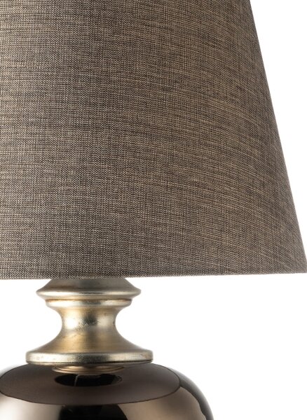 ONLI - Lampă de masă AMADEUS 1xE27/15W/230V gri