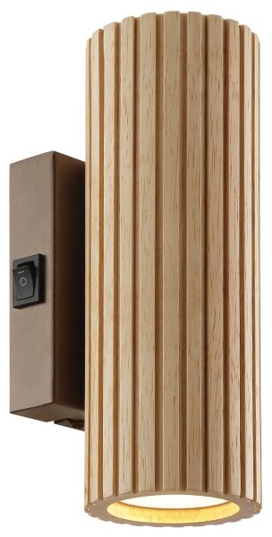 Brilliant - Aplică de perete LAKEWOOD 2xGU10/10W/230V, maro