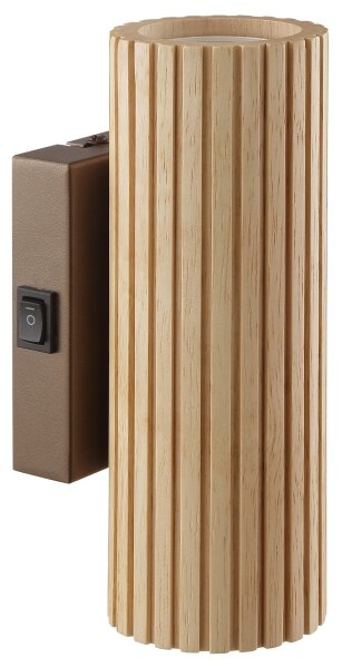 Brilliant - Aplică de perete LAKEWOOD 2xGU10/10W/230V, maro