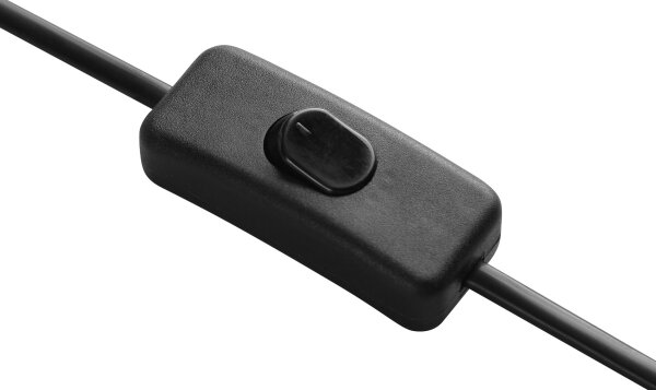 Brilliant - Lampă de masă AUREA 1xE14/20W/230V neagră
