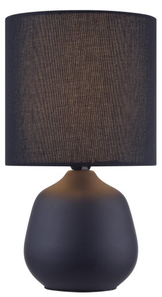 Brilliant - Lampă de masă AUREA 1xE14/20W/230V neagră