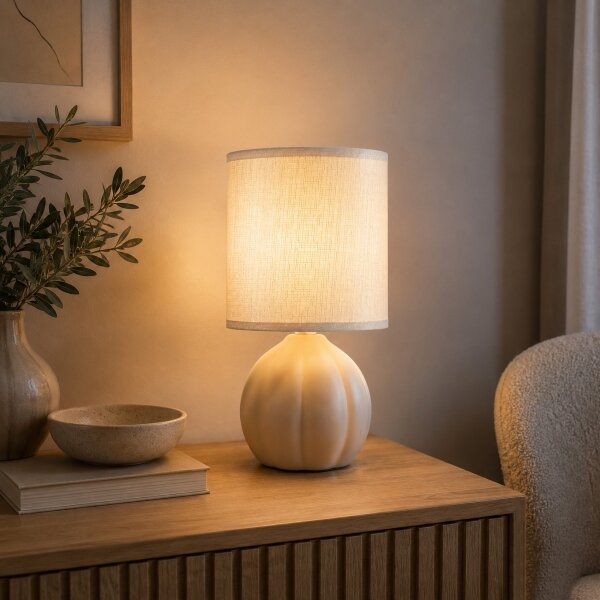 Brilliant - Lampă de masă DUNE 1xE14/20W/230V bej