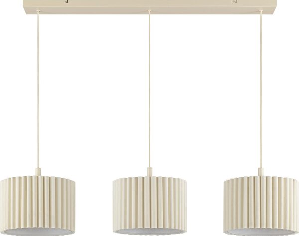 Brilliant - Lustru suspendat pe cablu VELIN 3xE27/20W/230V crem