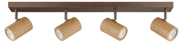 Brilliant - Corp de iluminat tip spot LAKEWOOD 4xGU10/10W/230V, maro