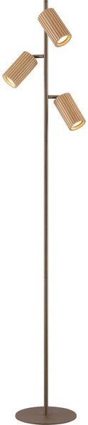 Brilliant - Lampadar LAKEWOOD 3xGU10/10W/230V maro