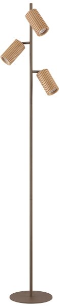 Brilliant - Lampadar LAKEWOOD 3xGU10/10W/230V maro