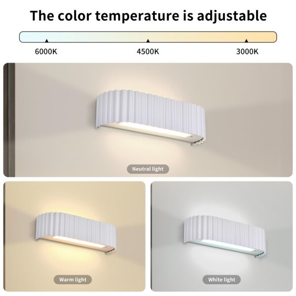 Brilagi - Aplică LED de perete FALCON MODERN LED/10W/230V 30 cm 3000/4500/6000K albă