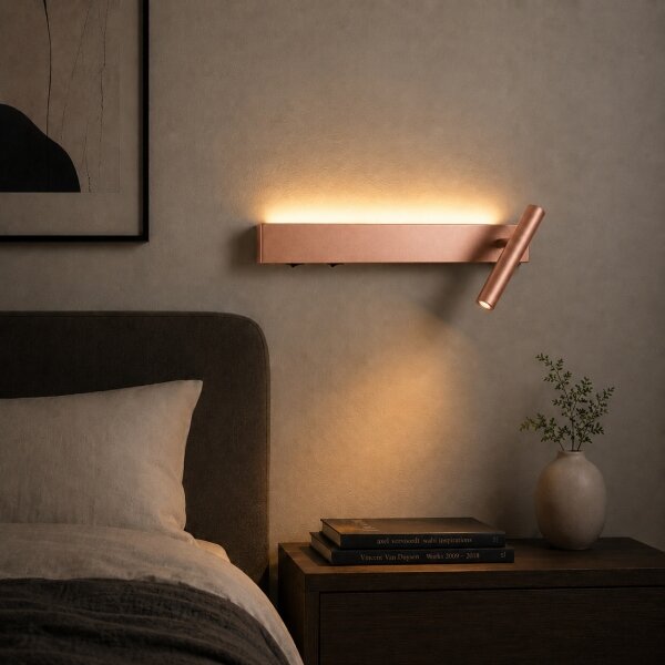 Brilagi - Aplică de perete cu spot ARLIX LED/3W/230V + LED/7W, bronz, CRI 90