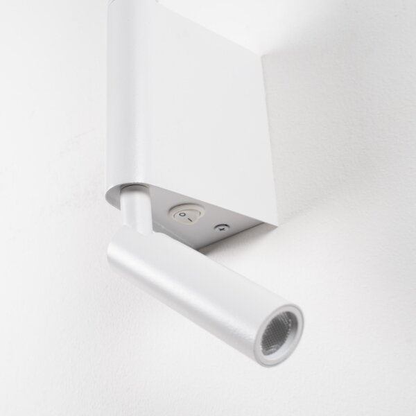 Brilagi - Aplica spot LED de perete VIXON LED/3W/230V + LED/5W, alb, CRI 90