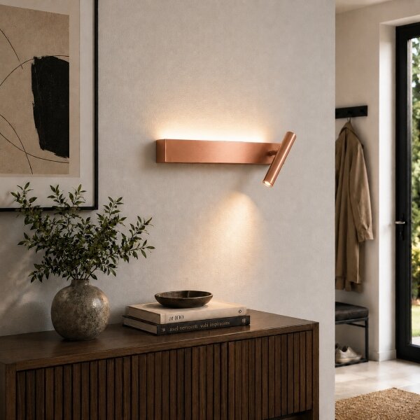 Brilagi - Aplică de perete cu spot ARLIX LED/3W/230V + LED/7W, bronz, CRI 90