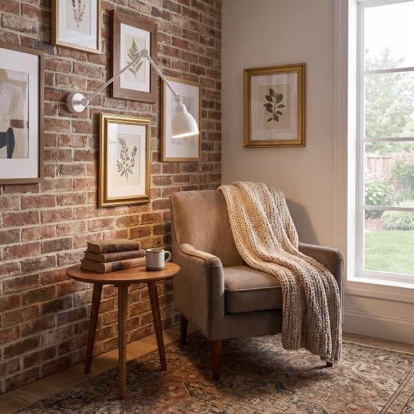 BRILAGI - Lampă de perete QUILL 1xE27/40W/230V 83 cm albă