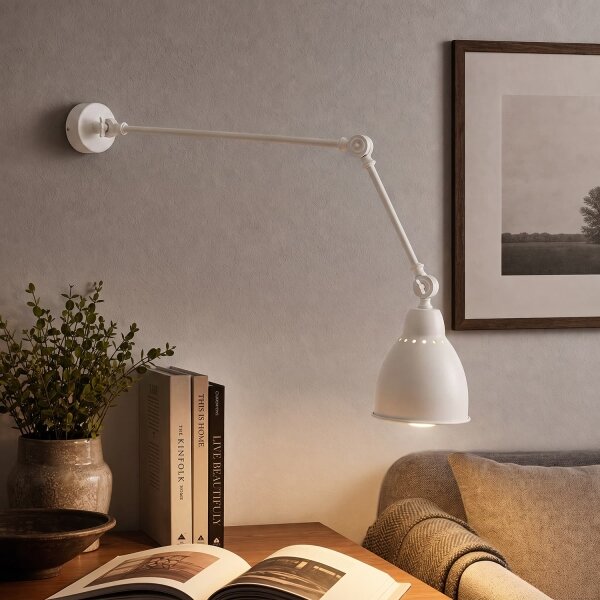 BRILAGI - Lampă de perete QUILL 1xE27/40W/230V 83 cm albă