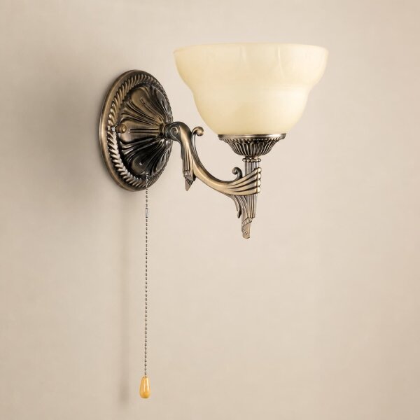 BRILAGI - Aplică de perete DAHLIA 1xE27/40W/230V alamă