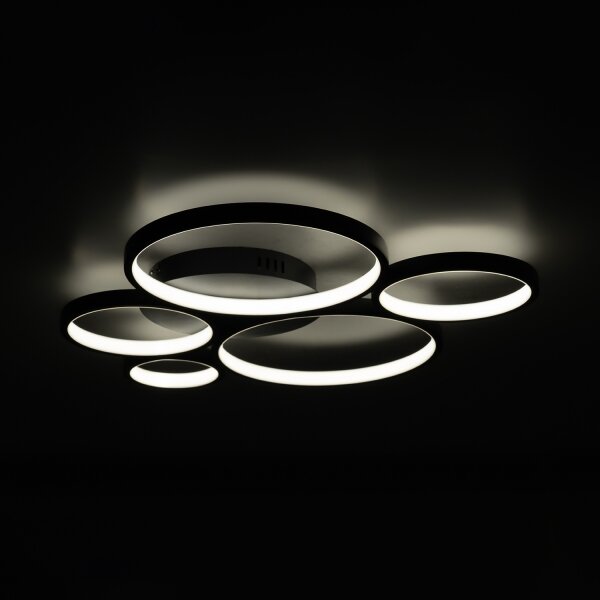 BRILAGI - Plafonieră LED ECHO LED/60W/230V 4000K 50x57 cm neagră
