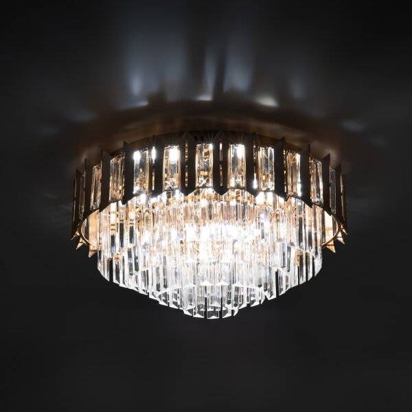 BRILAGI - Plafonieră SPECTRA 5xE14/40W/230V diam. 48 cm aurie