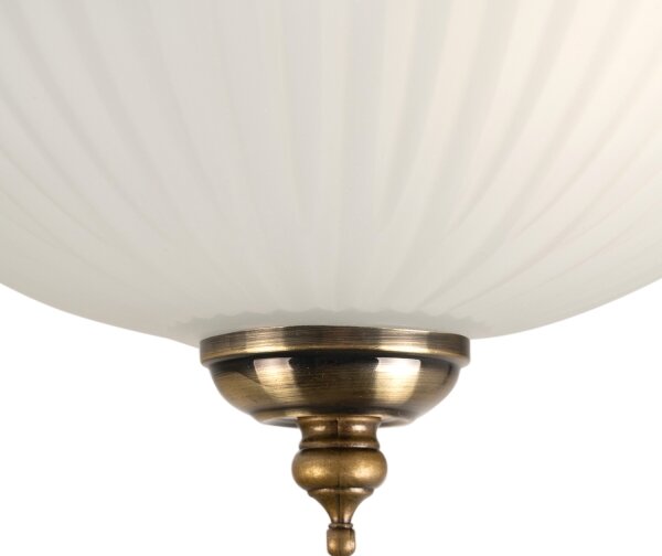 Brilagi - Plafonieră FRESCO 2xE27/40W/230V, diametru 28 cm, alamă