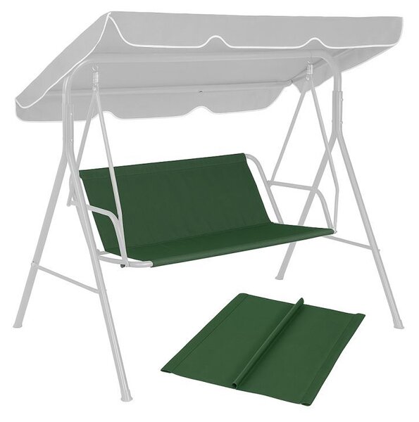 Pernă de scaun de schimb verde pentru leagăn 127x100 cm