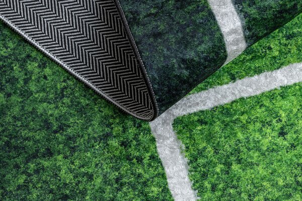 BAMBINO 58690 covor lavabil Teren, fotbal pentru copii anti-alunecare - verde