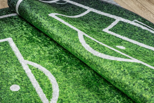BAMBINO 58690 covor lavabil Teren, fotbal pentru copii anti-alunecare - verde