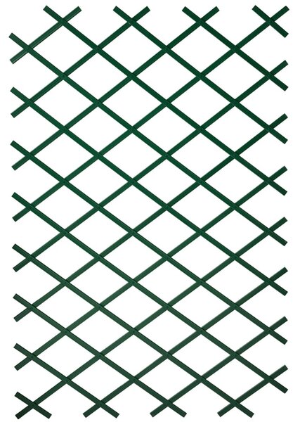 Nature Gard de grădină tip Trellis, 100 x 200 cm PVC, verde, 6040704 6040704