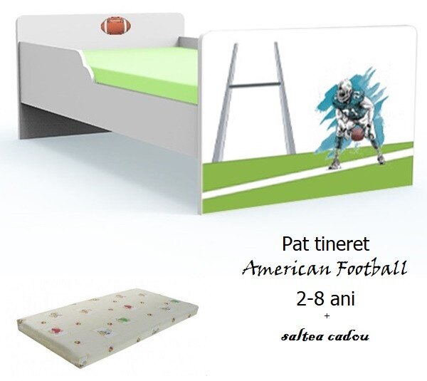 Pat tineret American Football cu saltea 2-12 ani