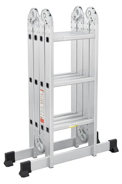 Juskys Scara multifuncțională din aluminiu 360 cm