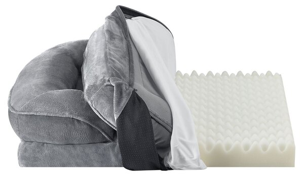 Juskys Pat pentru caini Sheena M 72 x 60 cm - gri