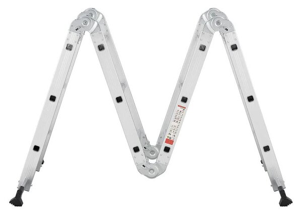 Juskys Scara multifuncțională din aluminiu 360 cm