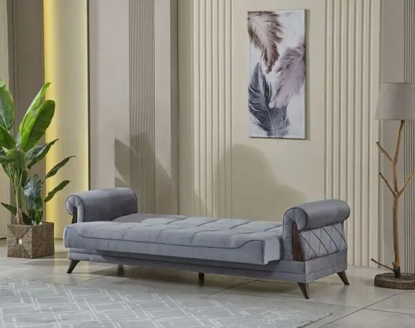 Canapea extensibila 3 locuri cu lada depozitare Villa