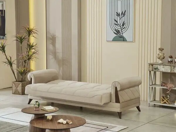 Canapea extensibila 3 locuri cu lada depozitare Villa