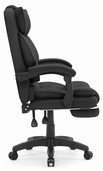 Scaun de birou ergonomic HC-1031 cu suport pentru picioare - negru