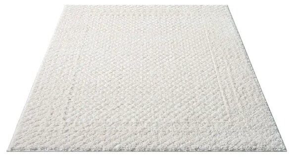 Covor shaggy Focus 627 crem cu bordura 120/170 cm