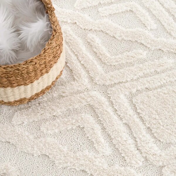 Covor shaggy Focus 3382 crem 120/170 cm