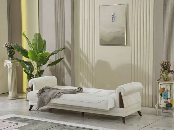 Canapea extensibila 3 locuri cu lada depozitare Villa