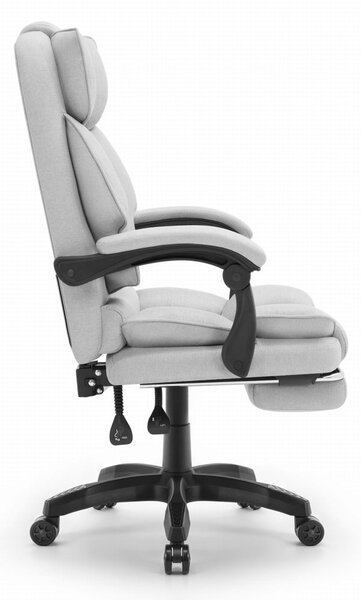 Scaun de birou ergonomic HC-1031 cu suport pentru picioare - gri