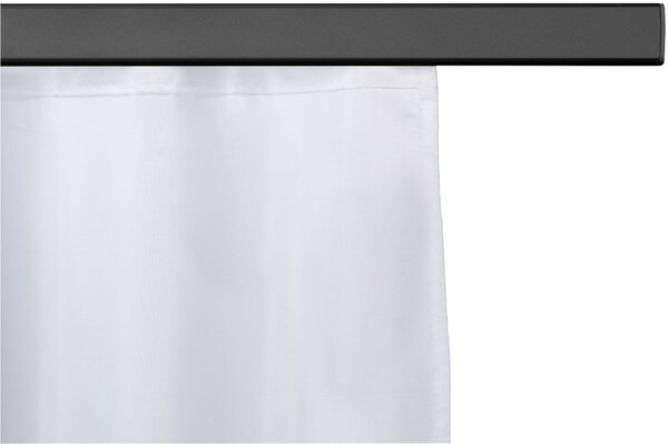 Bara perdea dus telescopica Jete neagra 125-210 cm