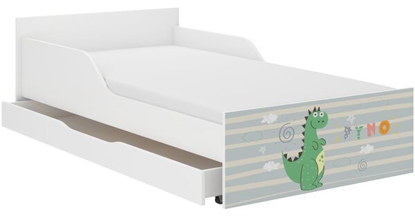 Pat frumos pentru copii cu un dragon adorabil 160 x 80 cm
