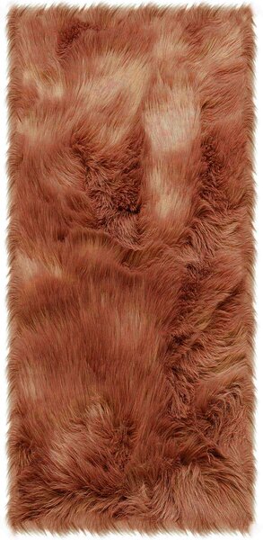 Traversa Home affaire Valeria blana artificiala, cupru, 90/160 cm