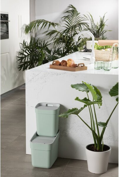 Recipient pentru deșeuri compostabile verde deschis 5 l Ready To Collect – Curver