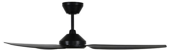 Beacon Lighting Ventilator de tavan Polis negru, cu motor DC silențios, Ø 137 cm, IP55, Negru, Camera de zi / sufragerie, Plastic, Modern