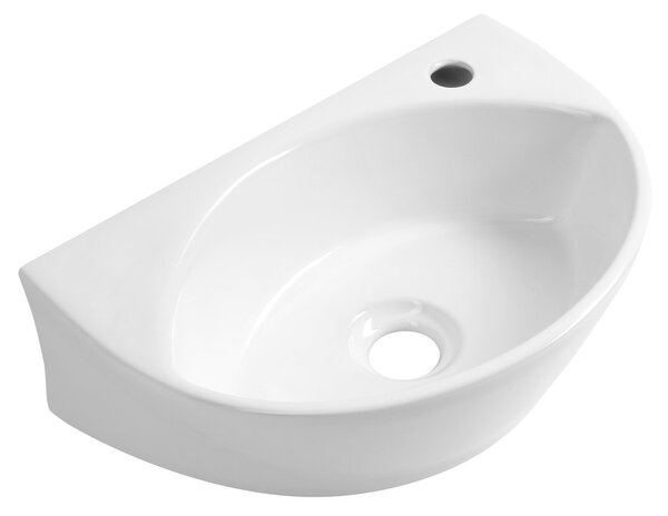Aqualine Lavoar ceramic LIZA, Aqualine, 40x27cm, alb, NP412
