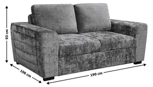 Canapea Extensibilă Cremona 7839A - 95, Gri