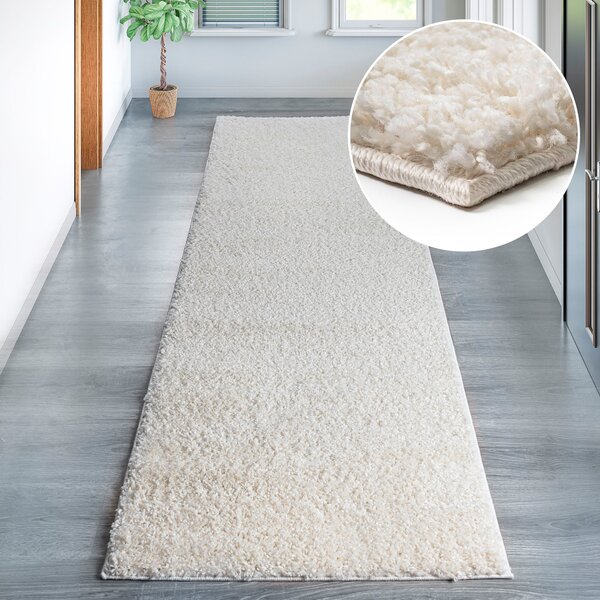 Covor Viva Shaggy crem 90/250 cm