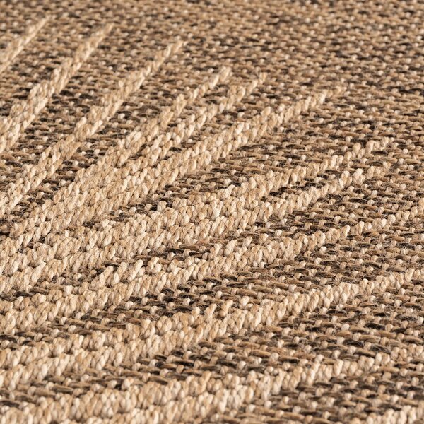 Covor pentru exterior și interior maro rotund ø 160 cm Timber 1403 – Ayyildiz Carpets