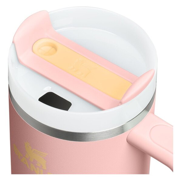 Termos piersică cu pai din oțel inoxidabil 890 ml Quencher H2.O FlowState™ Tumbler Peach Rose – Stanley