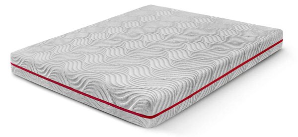 Saltea WAVE MULTILAYER, spumă cu memorie, spumă reziliență mare, husă hipoalergenică detașabilă și lavabilă, superortopedică, grosime 20 cm, 90x190